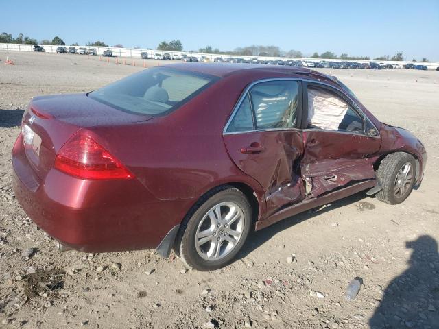 1HGCM563X6A142571 - 2006 HONDA ACCORD SE BURGUNDY photo 3