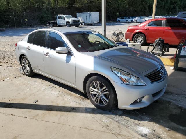 JN1CV6AP1AM403995 - 2010 INFINITI G37 BASE SILVER photo 4