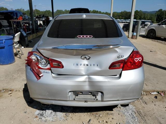 JN1CV6AP1AM403995 - 2010 INFINITI G37 BASE SILVER photo 6