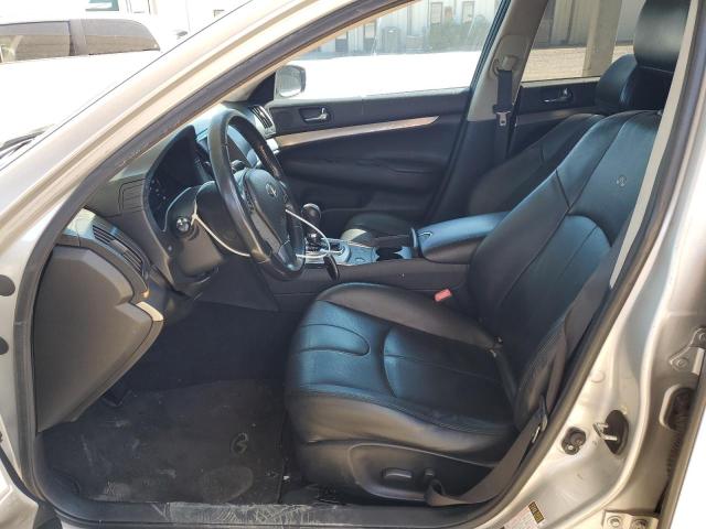 JN1CV6AP1AM403995 - 2010 INFINITI G37 BASE SILVER photo 7