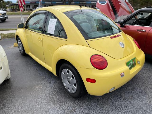 3VWBK21C23M405945 - 2003 VOLKSWAGEN NEW BEETLE GL YELLOW photo 3