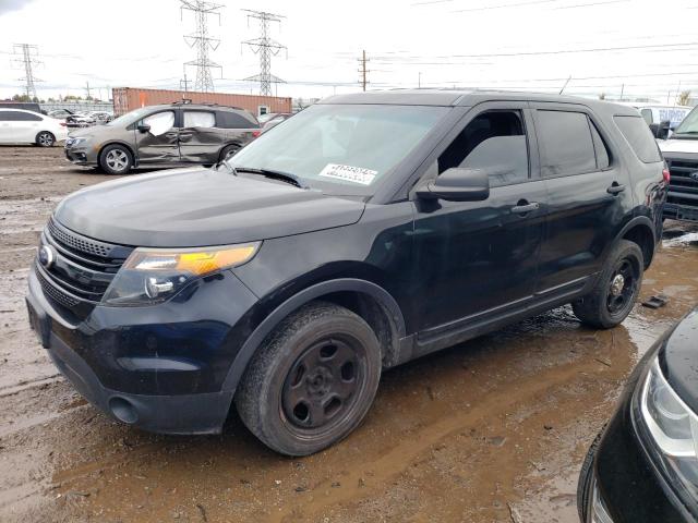 1FM5K8AR2EGB63674 - 2014 FORD EXPLORER POLICE INTERCEPTOR BLACK photo 1