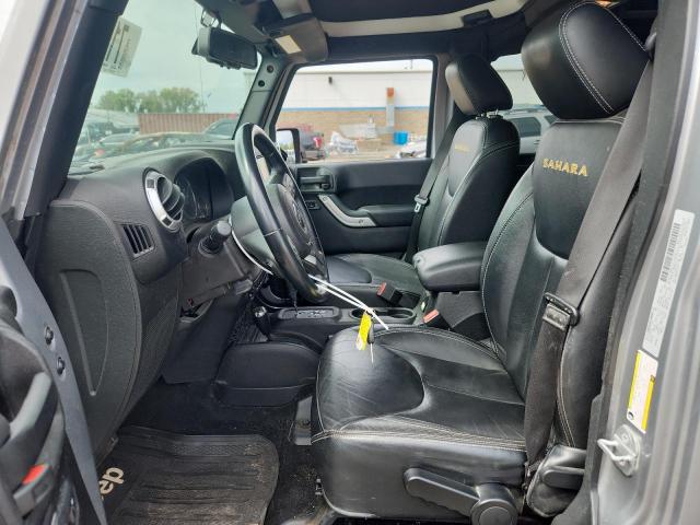 1C4HJWEG7FL531180 - 2015 JEEP WRANGLER U SAHARA ვერცხლისფერი ფოტო 7