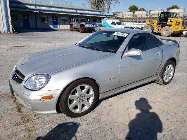 WDBKK49F13F283249 - 2003 MERCEDES-BENZ SLK 230 KOMPRESSOR SILVER photo 1