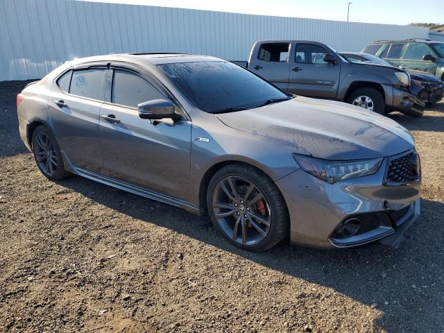 19UUB2F62JA008908 - 2018 ACURA TLX TECH+A GRAY photo 4