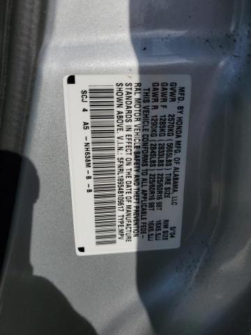 5FNRL18954B109617 - 2004 HONDA ODYSSEY EXL SILVER photo 13