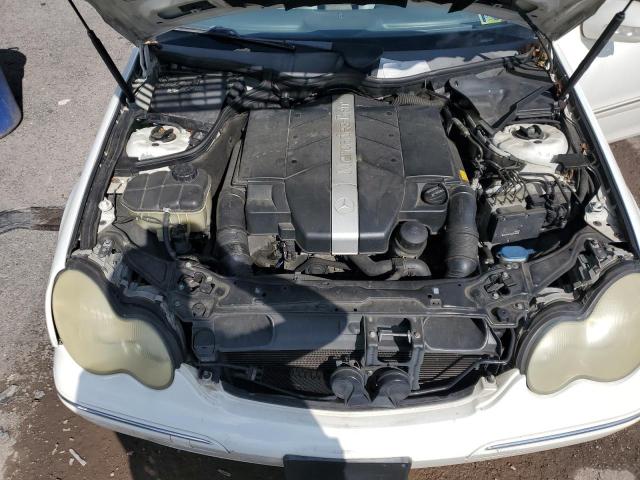 WDBRF61JX2F179680 - 2002 MERCEDES-BENZ C 240 თეთრი ფოტო 11
