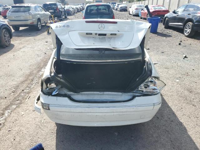 WDBRF61JX2F179680 - 2002 MERCEDES-BENZ C 240 თეთრი ფოტო 6