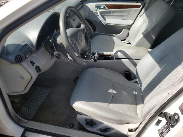 WDBRF61JX2F179680 - 2002 MERCEDES-BENZ C 240 თეთრი ფოტო 7