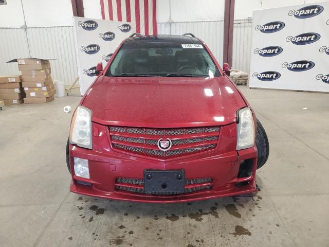 1GYEE637X80105265 - 2008 CADILLAC SRX RED photo 5