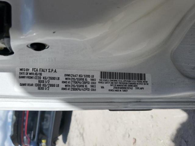 ZFBERFAB9H6E35743 - 2017 RAM PROMASTER WHITE photo 12