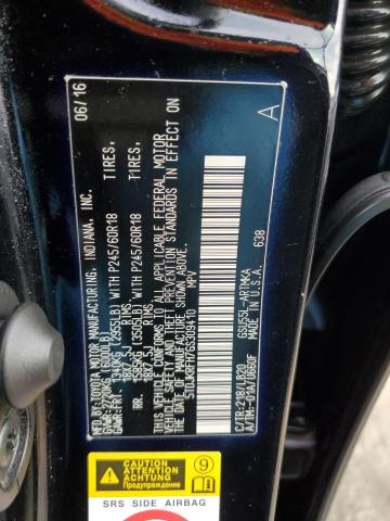 5TDJKRFH7GS309410 - 2016 TOYOTA HIGHLANDER XLE Qara foto 13