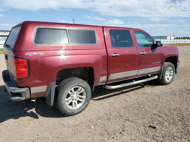 3GCUKREC9EG381479 - 2014 CHEVROLET SILVERADO K1500 LT MAROON photo 3