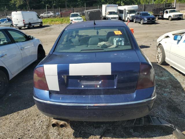 WVWPD63B12P438135 - 2002 VOLKSWAGEN PASSAT GLS BLUE photo 6