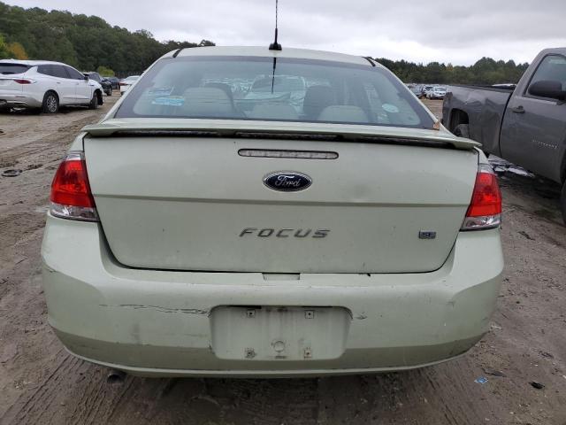 1FAHP3FN6AW145244 - 2010 FORD FOCUS SE GREEN photo 6