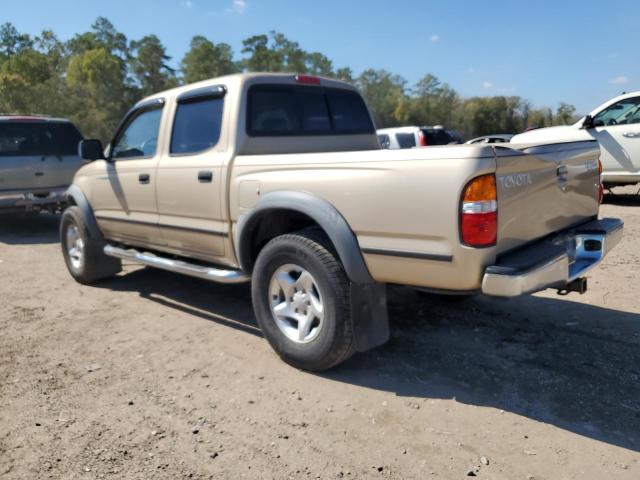 5TEGN92N71Z843286 - 2001 TOYOTA TACOMA DOUBLE CAB PRERUNNER TAN photo 2