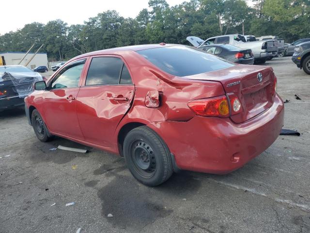 1NXBU4EE6AZ179241 - 2010 TOYOTA COROLLA BASE RED photo 2