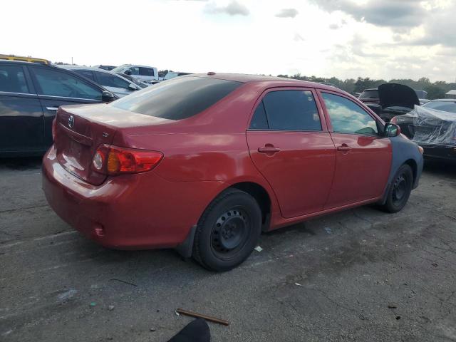 1NXBU4EE6AZ179241 - 2010 TOYOTA COROLLA BASE RED photo 3