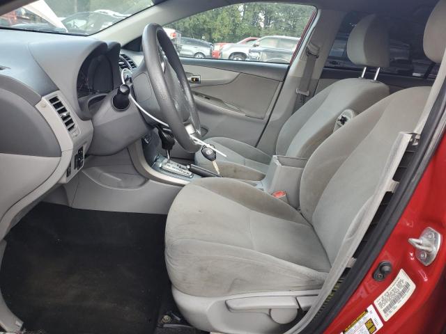 1NXBU4EE6AZ179241 - 2010 TOYOTA COROLLA BASE RED photo 7