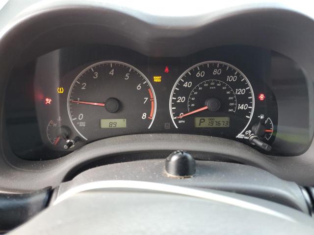 1NXBU4EE6AZ179241 - 2010 TOYOTA COROLLA BASE RED photo 9