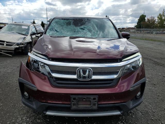 5FNYF6H59KB046127 - 2019 HONDA PILOT EXL BURGUNDY photo 5