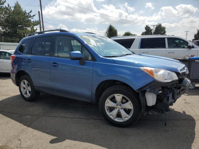 JF2SJAFC4GH424730 - 2016 SUBARU FORESTER 2.5I PREMIUM BLUE photo 4