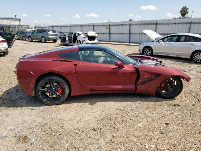 1G1YB2D78H5121026 - 2017 CHEVROLET CORVETTE STINGRAY 1LT BURGUNDY photo 6