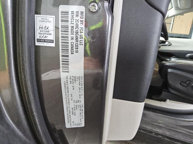 2C4RC1BG4NR132819 - 2022 CHRYSLER PACIFICA TOURING L გრაფიტი ფოტო 14