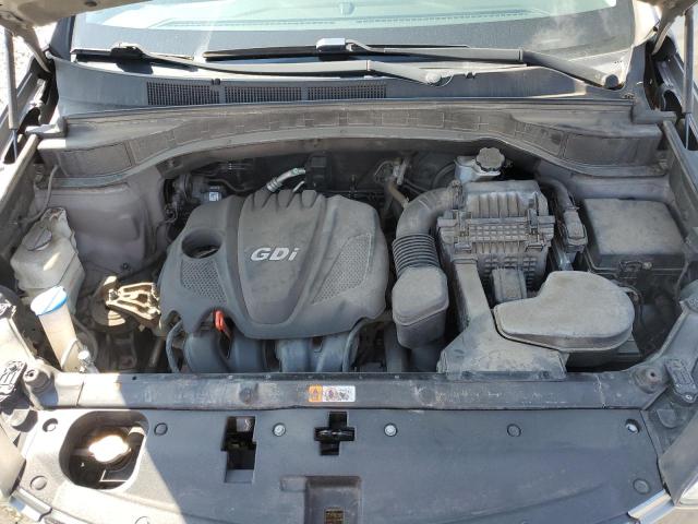 5XYZTDLB4GG344695 - 2016 HYUNDAI SANTA FE S GRAY photo 11
