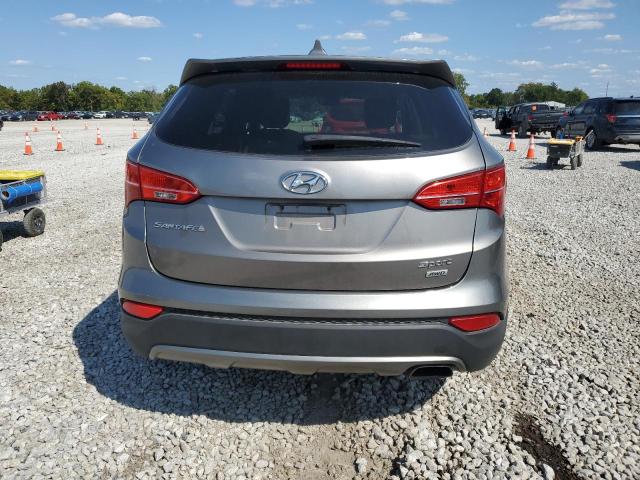 5XYZTDLB4GG344695 - 2016 HYUNDAI SANTA FE S GRAY photo 6
