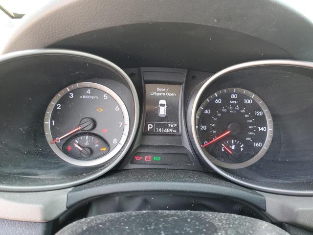 5XYZTDLB4GG344695 - 2016 HYUNDAI SANTA FE S GRAY photo 9