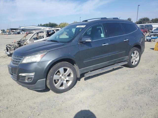 1GNKRJKD3EJ307577 - 2014 CHEVROLET TRAVERSE LTZ GRAY photo 1