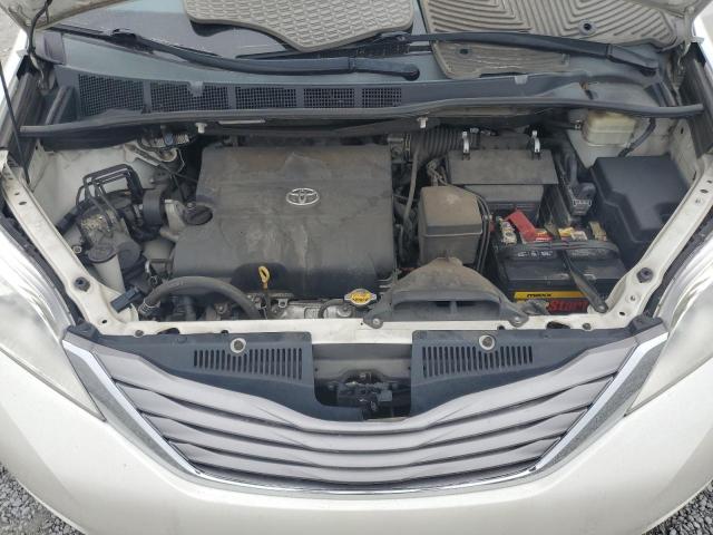 5TDYK3DC9FS662443 - 2015 TOYOTA SIENNA XLE WHITE photo 12