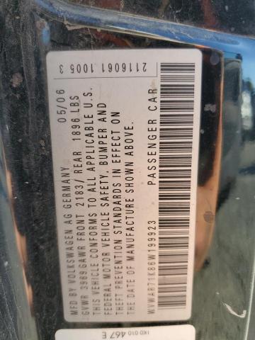 WVWAR71K86W199923 - 2006 VOLKSWAGEN RABBIT Qara foto 13