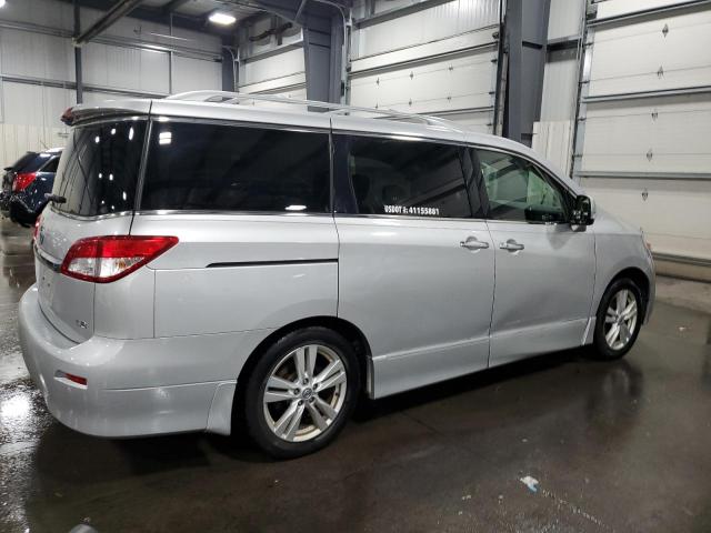 JN8AE2KP0C9036190 - 2012 NISSAN QUEST S SILVER photo 3