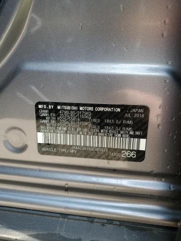 JA4AZ3A35GZ065625 - 2016 MITSUBISHI OUTLANDER SE 银色 照片 12