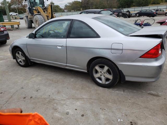 1HGEM22924L030401 - 2004 HONDA CIVIC EX SILVER photo 2