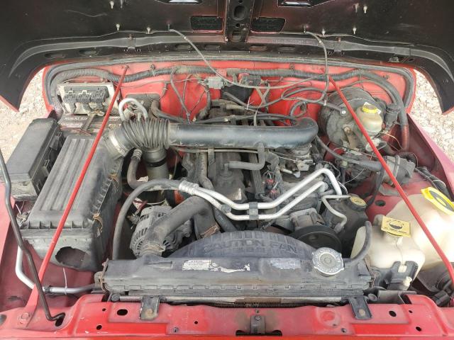1J4FA39SX4P705389 - 2004 JEEP WRANGLER X RED photo 11