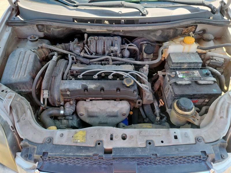 KL1TD566X8B053712 - 2008 CHEVROLET AVEO BASE Srebrny zdjęcie 11