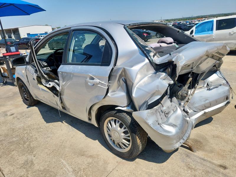 KL1TD566X8B053712 - 2008 CHEVROLET AVEO BASE Srebrny zdjęcie 2