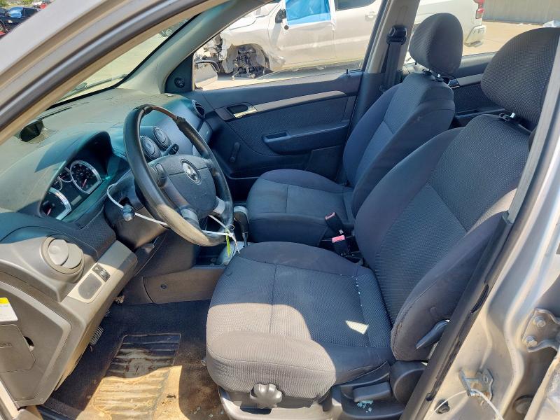 KL1TD566X8B053712 - 2008 CHEVROLET AVEO BASE Srebrny zdjęcie 7