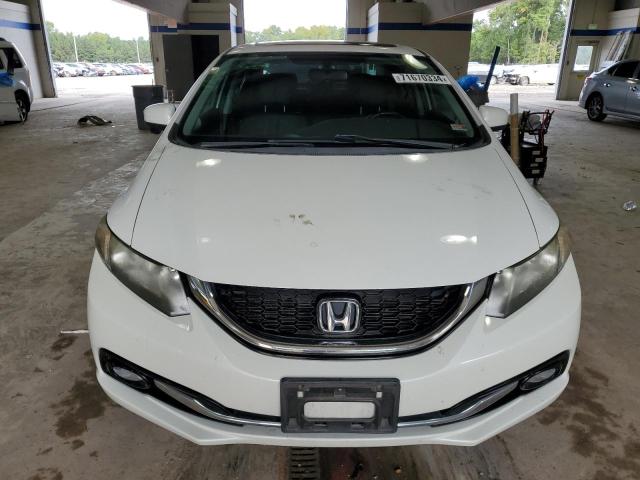 19XFB2F99FE073275 - 2015 HONDA CIVIC EXL WHITE photo 5