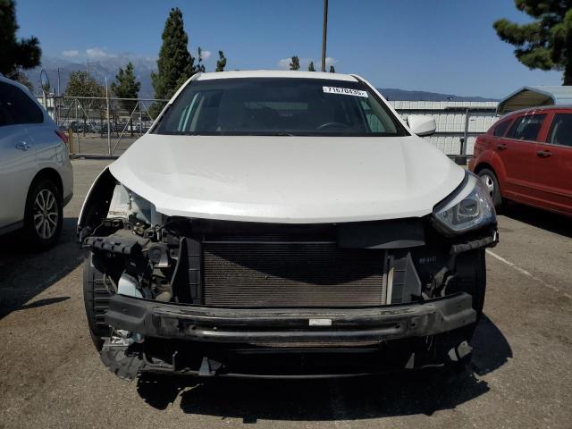 5XYZTDLB5FG265499 - 2015 HYUNDAI SANTA FE S WHITE photo 5