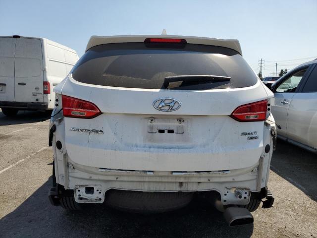 5XYZTDLB5FG265499 - 2015 HYUNDAI SANTA FE S WHITE photo 6