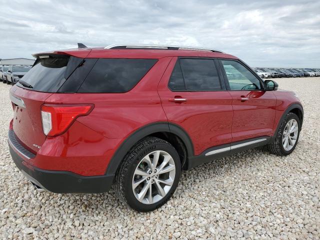 1FM5K8HC7NGA22021 - 2022 FORD EXPLORER PLATINUM BURGUNDY photo 3