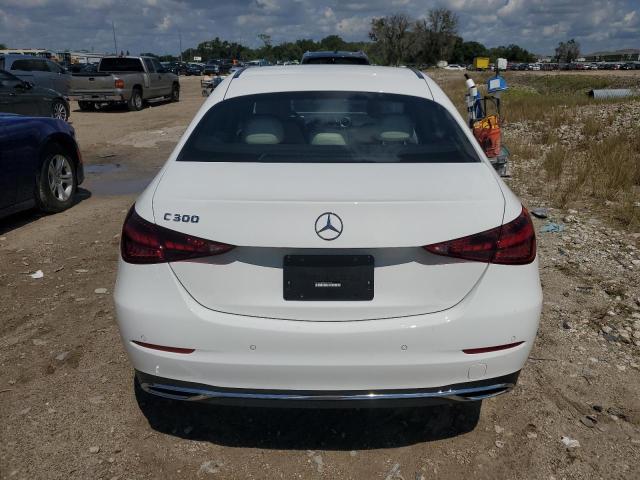 W1KAF4GB5RR207595 - 2024 MERCEDES-BENZ C 300 WHITE photo 6