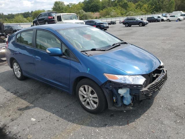 JHMZE2H77DS002648 - 2013 HONDA INSIGHT EX BLUE photo 4