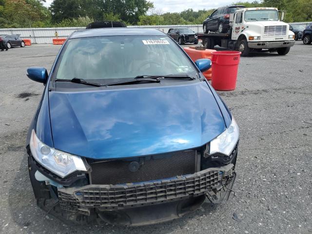 JHMZE2H77DS002648 - 2013 HONDA INSIGHT EX BLUE photo 5