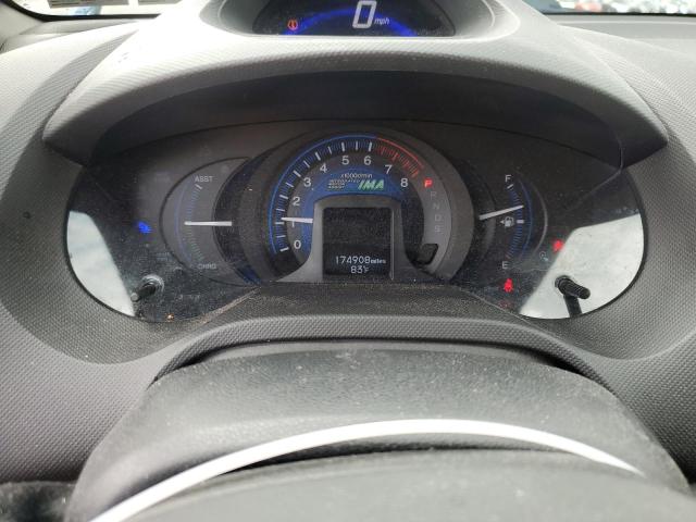 JHMZE2H77DS002648 - 2013 HONDA INSIGHT EX BLUE photo 9