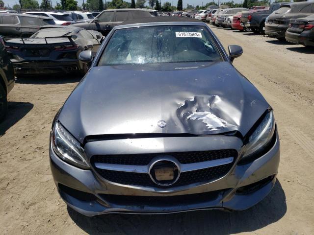 WDDWK4KB3HF435488 - 2017 MERCEDES-BENZ C 300 4MATIC GRAY photo 5